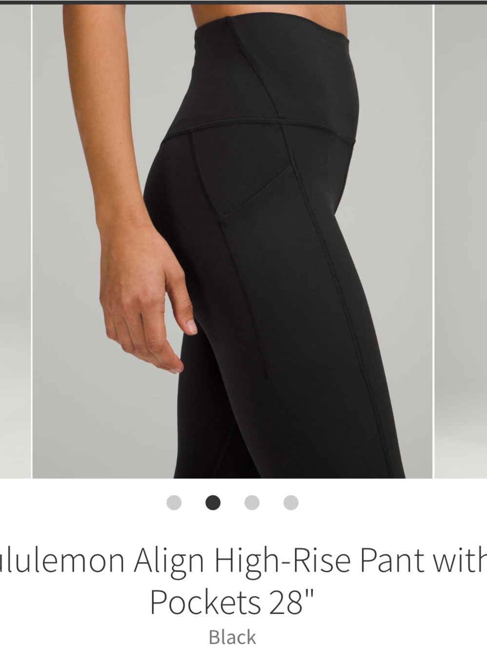 LULULEMON // Align High-Rise Pant with Pockets 28" Style Number: W5DQ1S